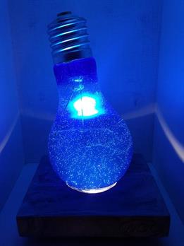 lampe ampoule bleue